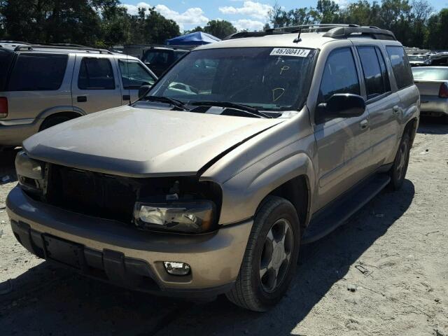 1GNES16S856136516 - 2005 CHEVROLET TRAILBLAZE GOLD photo 2