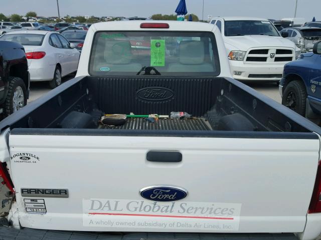 1FTKR1AD8BPA99053 - 2011 FORD RANGER WHITE photo 6