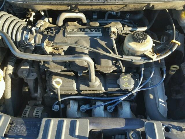 2D4GP44L55R131396 - 2005 DODGE GRAND CARA BLUE photo 7