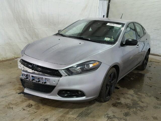 1C3CDFBB2FD152970 - 2015 DODGE DART SXT SILVER photo 2