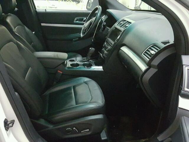 1FM5K7DH0GGA84116 - 2016 FORD EXPLORER WHITE photo 5