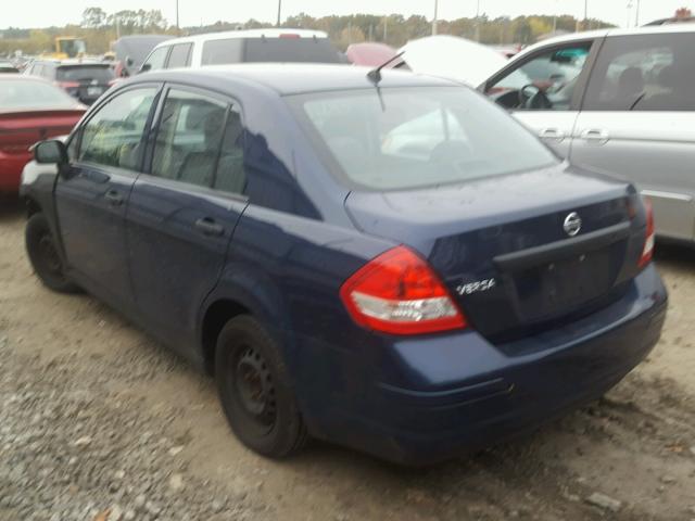 3N1CC11E69L497871 - 2009 NISSAN VERSA S BLACK photo 3