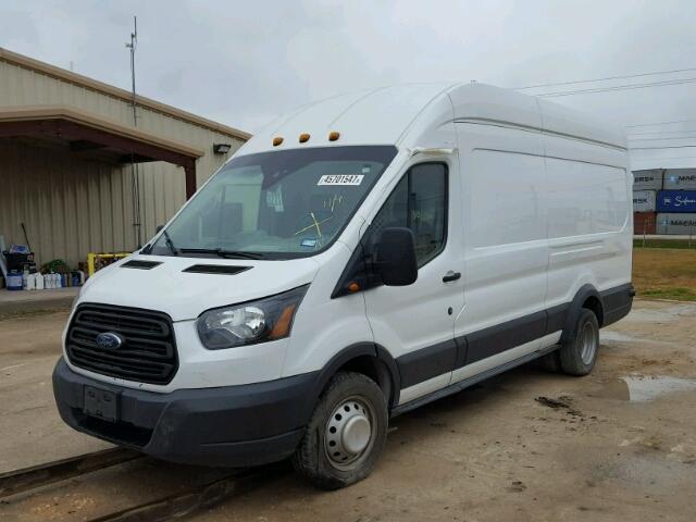 1FTWS4XV6FKB16068 - 2015 FORD TRANSIT T- WHITE photo 2