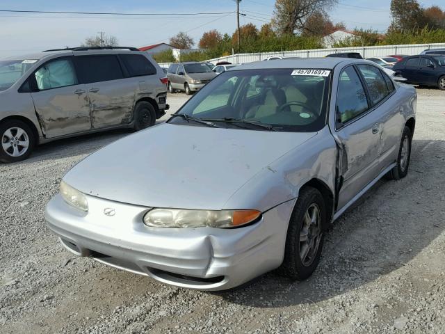 1G3NL52F93C332288 - 2003 OLDSMOBILE ALERO GL SILVER photo 2