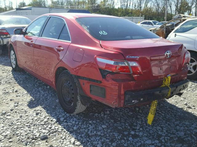 4T1BE46K27U180137 - 2007 TOYOTA CAMRY NEW RED photo 3