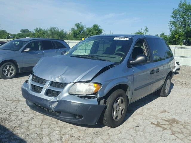 1D4GP253X3B131845 - 2003 DODGE CARAVAN SE SILVER photo 2