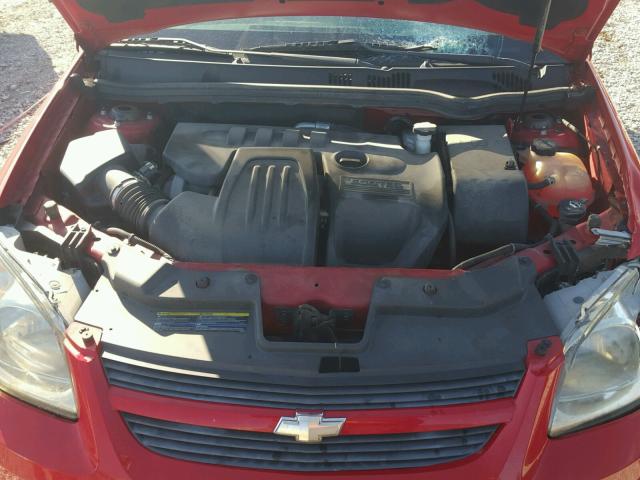 1G1AD5F53A7168466 - 2010 CHEVROLET COBALT 1LT RED photo 7