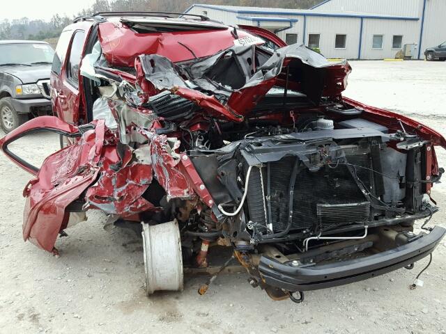 1GNSKBE09DR370816 - 2013 CHEVROLET TAHOE K150 RED photo 9