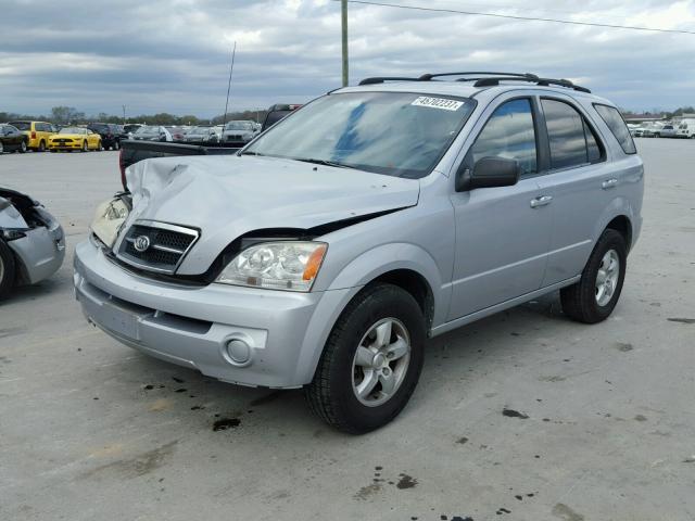 KNDJD733465561708 - 2006 KIA SORENTO EX SILVER photo 2