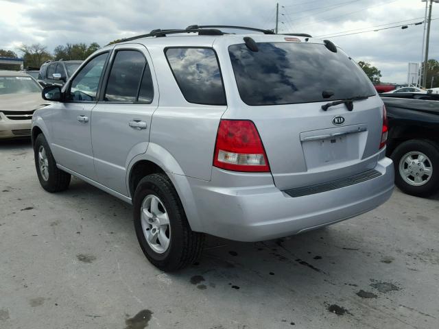 KNDJD733465561708 - 2006 KIA SORENTO EX SILVER photo 3