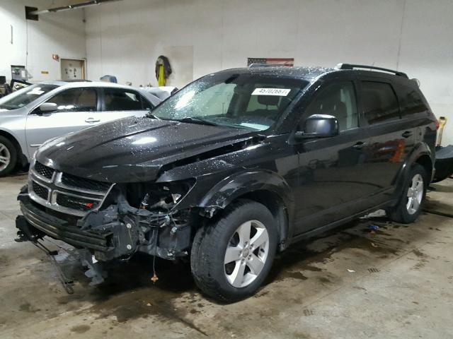 3C4PDCBB9CT353959 - 2012 DODGE JOURNEY SX BLACK photo 2