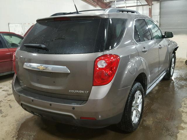 2CNFLEEC9B6460118 - 2011 CHEVROLET EQUINOX LT BROWN photo 4