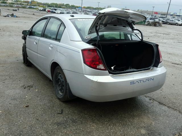 1G8AJ55F87Z176791 - 2007 SATURN ION LEVEL SILVER photo 3