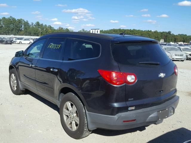 1GNLVFED3AJ245441 - 2010 CHEVROLET TRAVERSE L BLACK photo 3