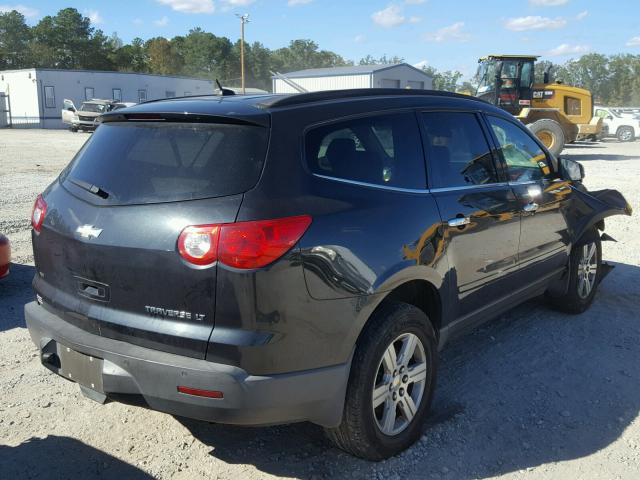 1GNLVFED3AJ245441 - 2010 CHEVROLET TRAVERSE L BLACK photo 4