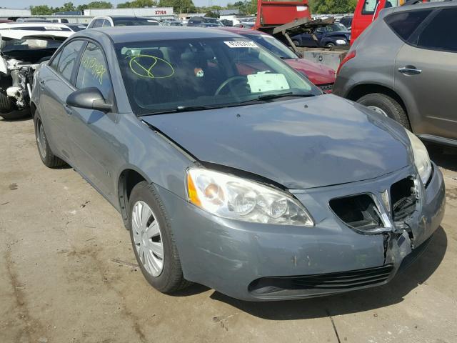 1G2ZF58B574237728 - 2007 PONTIAC G6 VALUE L GRAY photo 1