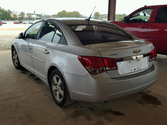 1G1PC5SB9D7115736 - 2013 CHEVROLET CRUZE LT SILVER photo 3