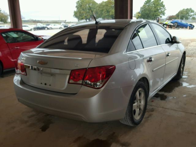 1G1PC5SB9D7115736 - 2013 CHEVROLET CRUZE LT SILVER photo 4