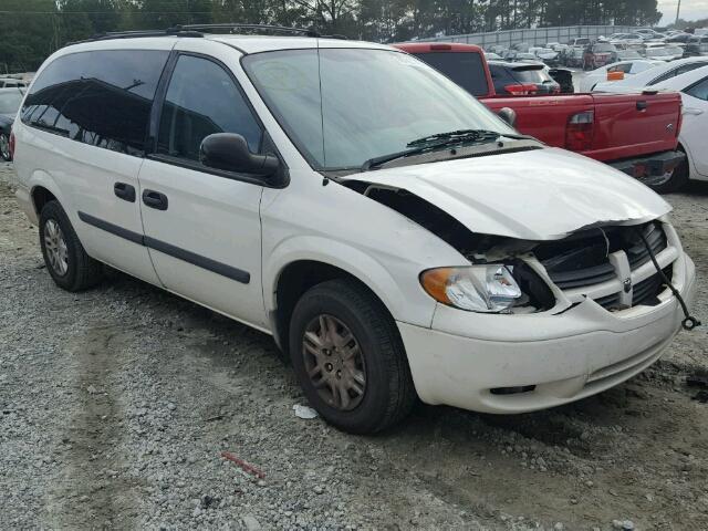 1D4GP24R15B325866 - 2005 DODGE GRAND CARA WHITE photo 1