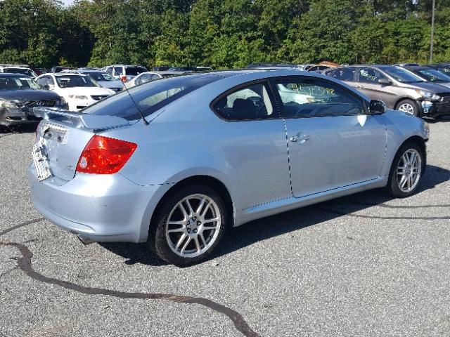 JTKDE177470183580 - 2007 TOYOTA SCION TC ლურჯი ფოტო 4