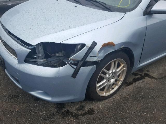 JTKDE177470183580 - 2007 TOYOTA SCION TC ლურჯი ფოტო 9
