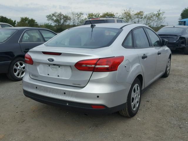 1FADP3E24GL311180 - 2016 FORD FOCUS S SILVER photo 4