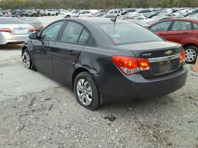 1G1PA5SH8E7140915 - 2014 CHEVROLET CRUZE LS GRAY photo 3