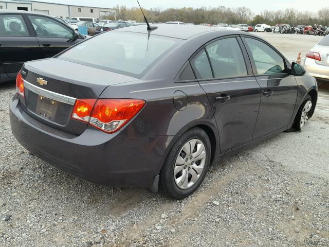 1G1PA5SH8E7140915 - 2014 CHEVROLET CRUZE LS GRAY photo 4