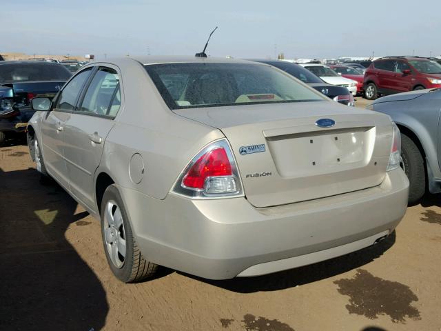 3FAHP06Z37R210967 - 2007 FORD FUSION S TAN photo 3