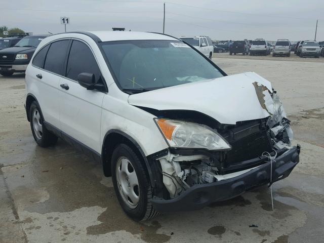 JHLRE48328C076640 - 2008 HONDA CR-V LX WHITE photo 1