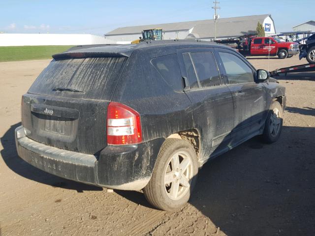 1J8FT47W48D687211 - 2008 JEEP COMPASS SP BLACK photo 4