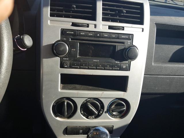 1J8FT47W48D687211 - 2008 JEEP COMPASS SP BLACK photo 9