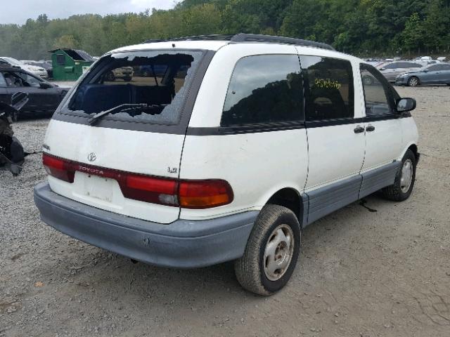 JT3AC22S4M0005637 - 1991 TOYOTA PREVIA LE WHITE photo 4