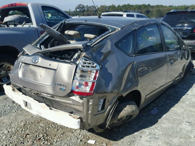 JTDKB20U377636396 - 2007 TOYOTA PRIUS SILVER photo 4