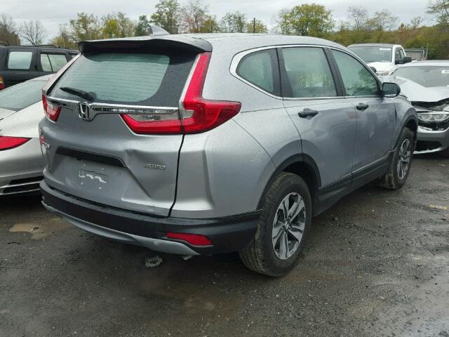 2HKRW6H34HH207643 - 2017 HONDA CR-V SILVER photo 4