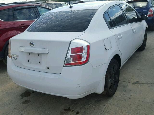 3N1AB61E68L763752 - 2008 NISSAN SENTRA 2.0 WHITE photo 4