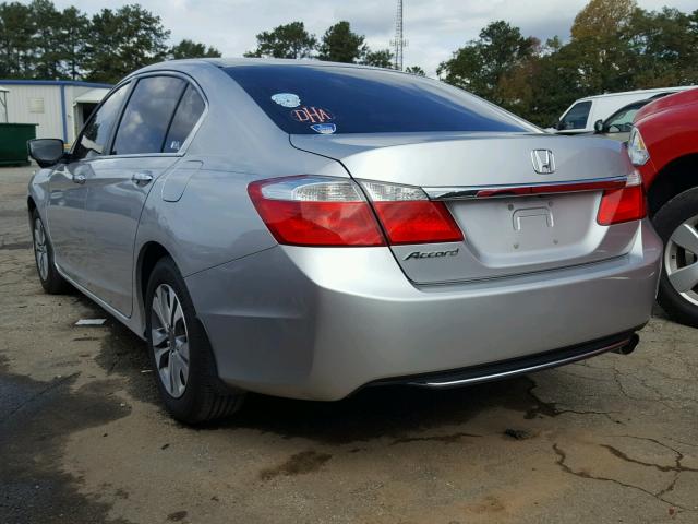 1HGCR2F31EA007901 - 2014 HONDA ACCORD LX SILVER photo 3