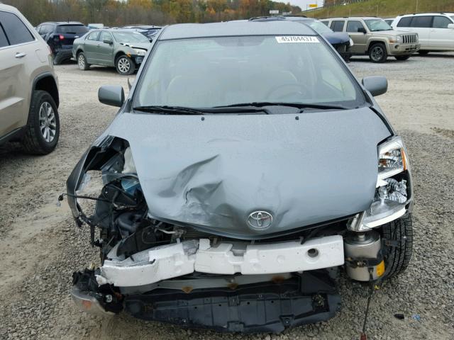 JTDKB20U053075272 - 2005 TOYOTA PRIUS GRAY photo 9