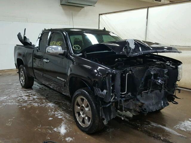 1GTEK39009Z159257 - 2009 GMC SIERRA BLACK photo 1