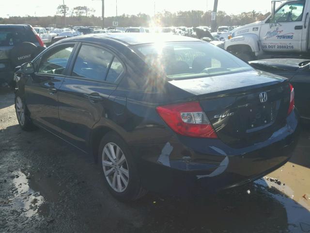 2HGFB2F86CH321832 - 2012 HONDA CIVIC EX 黑色 照片 3