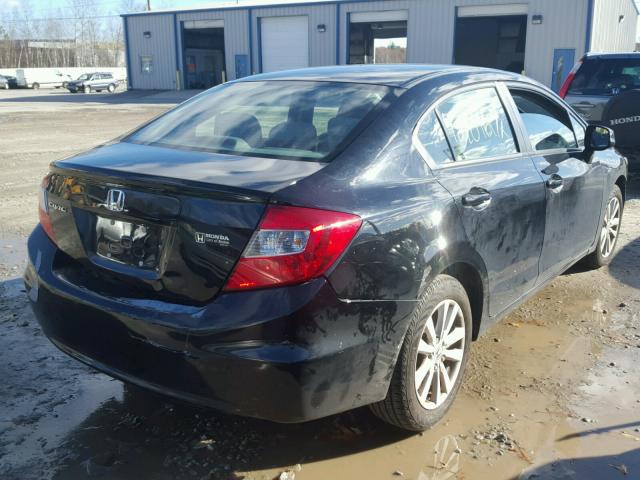 2HGFB2F86CH321832 - 2012 HONDA CIVIC EX 黑色 照片 4