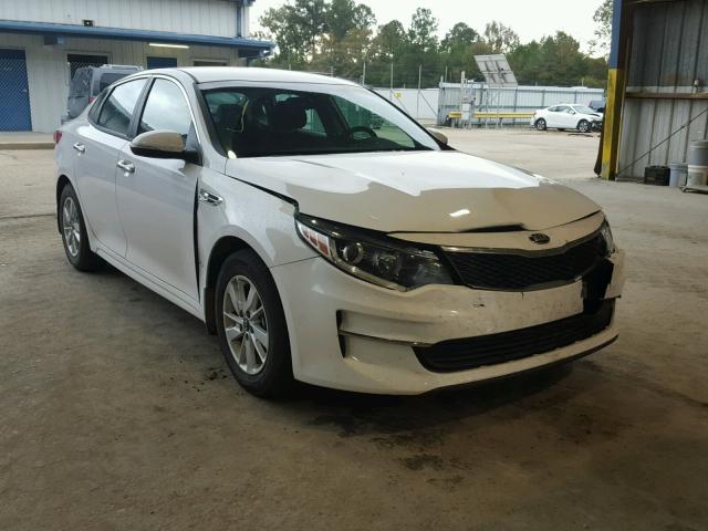 5XXGT4L38GG114808 - 2016 KIA OPTIMA LX WHITE photo 1