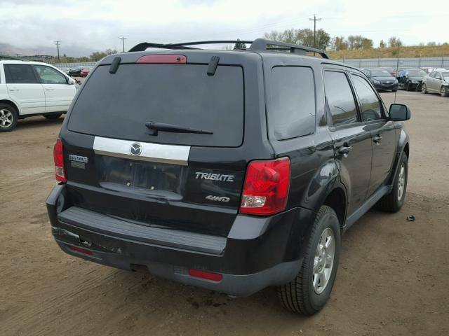 4F2CZ96G19KM06589 - 2009 MAZDA TRIBUTE BLACK photo 4