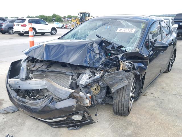 2HGFB2F90FH519108 - 2015 HONDA CIVIC EXL 黑色 照片 2