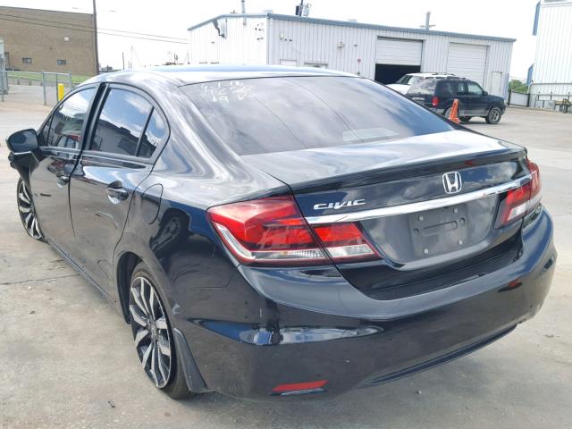 2HGFB2F90FH519108 - 2015 HONDA CIVIC EXL 黑色 照片 3