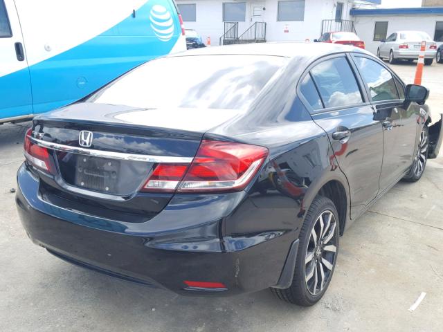 2HGFB2F90FH519108 - 2015 HONDA CIVIC EXL 黑色 照片 4