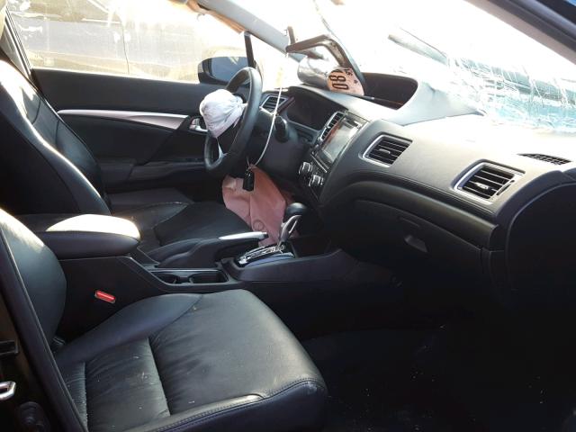 2HGFB2F90FH519108 - 2015 HONDA CIVIC EXL 黑色 照片 5
