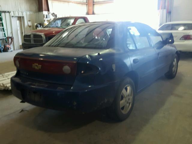 1G1JF52F347281024 - 2004 CHEVROLET CAVALIER L BLUE photo 4