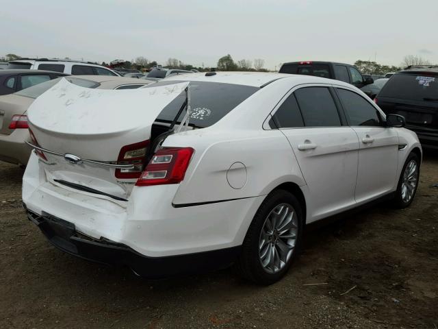 1FAHP2F80FG171831 - 2015 FORD TAURUS LIM WHITE photo 4