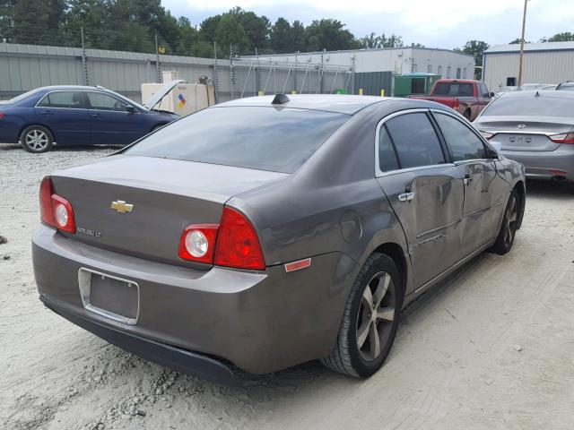1G1ZC5E0XCF292528 - 2012 CHEVROLET MALIBU 1LT BROWN photo 4